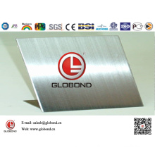 Folha Globond Brushed Stainless Steel 019